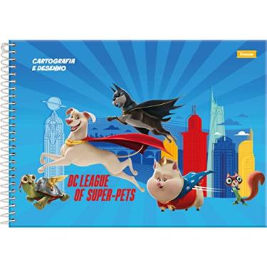 Imagem de Caderno Desenho Univ Capa Dura Super Pets 80Fls. Pacote Com 05-98348