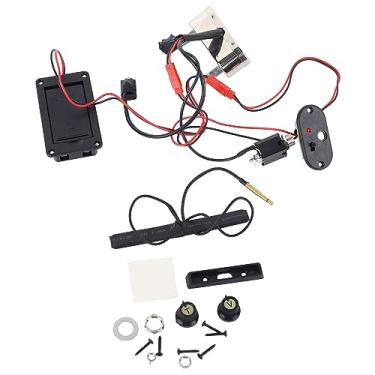 Imagem de Captador de violoncelo plástico de metal de alta sensibilidade baixo ruído profissional substituição de captador equalizador de violoncelo