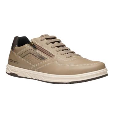 Imagem de Sapatênis Pegada Masculino Em Microfibra Flexível (Areia, BR, Adulto, Numérico, 38)