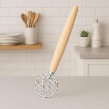 Imagem de Batedor de farinha de 33 cm, formato de flor de ameixa – batedor de silicone durável para assar, misturar e cozinhar