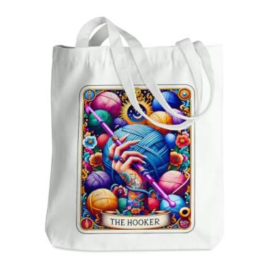 Imagem de Carta de tarô de esqueleto engraçado caveira gótica bruxa material de bruxaria suprimentos de lona gótica sacola de compras reutilizável 01, Cartão de mão 00837, 13.8 x 16 inches