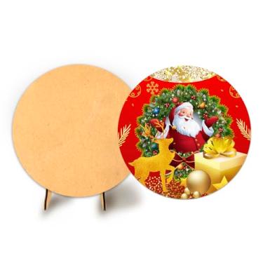 Imagem de Painel Sublimado C Elastico 50cm Flores + Suporte MDF (NAT031)