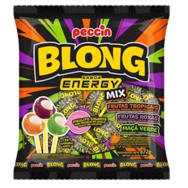 Imagem de Pirulito blong energy mix 24un 672 g - PECCIN