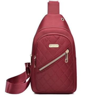 Imagem de Mochila tiracolo pequena para mulheres, bolsa de peito, bolsa tiracolo masculina, viagem, esporte, corrida, caminhada, pochete