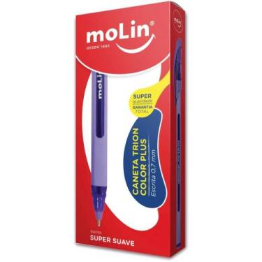 Imagem de Caneta Esferografica Trion Roxa - Molin