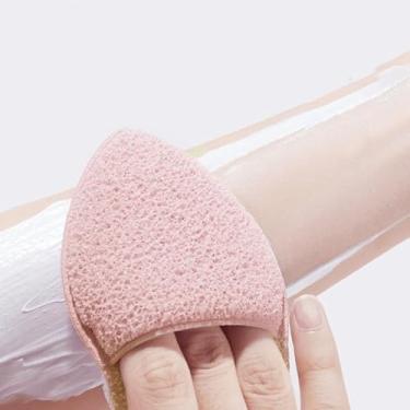 Imagem de Esponjas de limpeza facial, esponjas de banho para limpeza facial, remoção de maquiagem, rosa