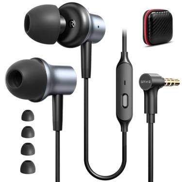 Imagem de Fones de ouvido com fio para laptops Chromebook HP, fones de ouvido com cancelamento de ruído auricular de 3,5 mm com microfone, fones de ouvido de computador HiFi estéreo de 1,8 m para iPhone, iPod