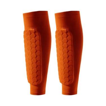 Imagem de Meias De Proteção Para Futebol Com Mangas De Compressão Para Panturril