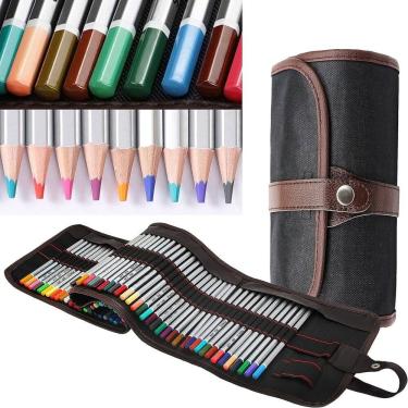 Imagem de Conjunto de lápis Sketch de 72 cores, 35 unidades com caneta premium à base de óleo