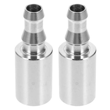 Imagem de Mobestech 2 Peças de Tubo de Bomba de Garrafa de Água, Tubo de Mangueira, Ponta de Queda de Peso, Cabeça de Filtro de Aço Inoxidável, Bloco de Peso de Mangueira de Bomba de Água