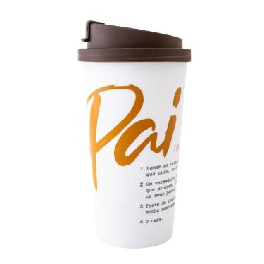 Imagem de Copo Térmico 500ml Marrom - Homenagem Ao Pai