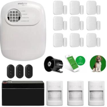 Imagem de Kit De Alarme Intelbras Personalizado 12 Sensores Sem Fio