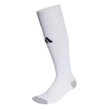 Imagem de Meião Futebol Adidas Milano 23 - Branco - 40-42, 40-42