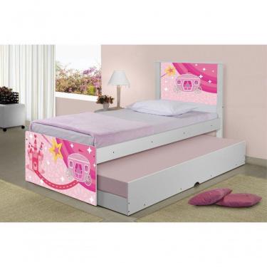 Imagem de Bicama Juvenil Adesivada Carruagem Castelo