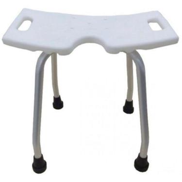 Imagem de Cadeira Banho Idoso E Deficiente - Banco Banqueta Alumínio