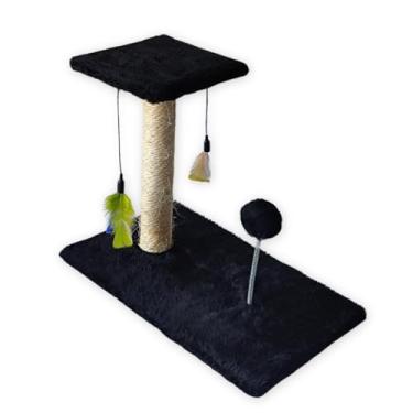 Imagem de Arranhador para Gatos ，Arranhador para Gatos Sofá，Inclui Postes e Bolas Interativas，Perfeito para o Seu Gato Brincar(Preto)