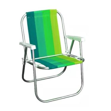 Imagem de Cadeira De Praia – DobráVel, Adequada Para Varandas, Piscinas, Jardins E Acampamentos(Variadas)