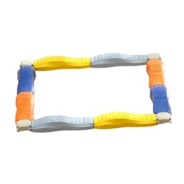 Imagem de simhoa Pista de obstáculos arco-íris para crianças, vigas de equilíbrio coloridas, de equilíbrio, coordenação corporal para meninos e meninas, 8pcs a