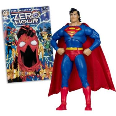 Imagem de McFarlane DC Direct Page Punchers Superman (Zero Hour) Boneco de 18 cm com brinquedos de quadrinhos