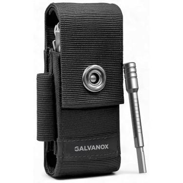 Imagem de Galvanox Bainha de nylon para multiferramentas Leatherman - bolsa de coldre médio para cinto com extensor de broca incluído (prata)
