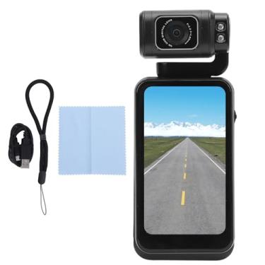 Imagem de Câmera de Vídeo Digital 5K, Câmera de Vídeo de Bolso Sem Fio de 48 MP Com Tela Sensível Ao Toque de Rotação IPS de 3,5 Polegadas, Zoom Digital 10x, Disparo Contínuo, para
