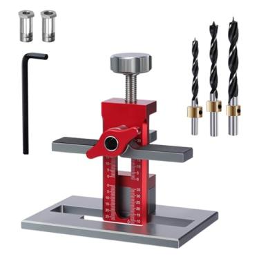 Imagem de Gabarito de montagem de porta de armário, auxílio de ferragens de gaveta, gabarito de montagem de porta de precisão para marcenaria, casa, móveis, cozinha, armário, gaveta