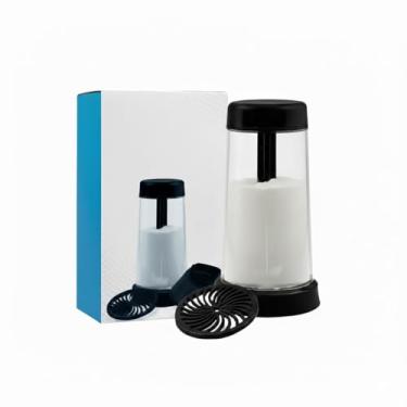 Imagem de Dosador de Farinha e Tapioca, Recipiente Plástico com Tampa para Polvilhar com Peneira, Utensílio de Cozinha para Confeitaria