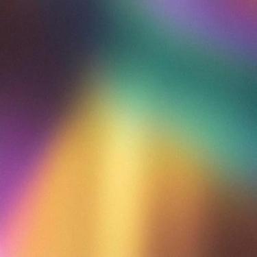 Imagem de Quadro Decorativo Artístico Abstrato Colorido com Textura Grainy para Ambientes Modernos 40x40cm