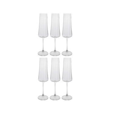 Imagem de Conjunto de Taças para Champanhe Bohemia Xtra 210ml - 6 Peças