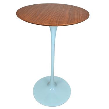Imagem de Mesa Saarinen Bistrô Freijó 70cm - Base Branca