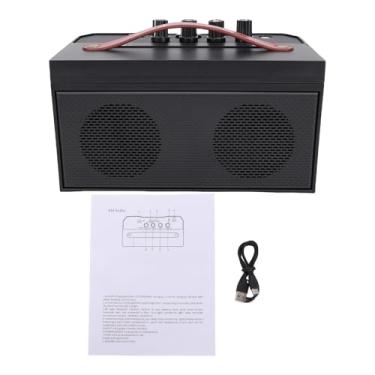 Imagem de Keenso Amplificador de Guitarra, Alto-falante Portátil de Guitarra Acústica de 30W Com Distorção de Reverberação BT 5.0 para Apresentações de Prática Acústica Elétrica