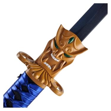 Imagem de Katana Oni Skin Do Jogo Valorant Azul Tamanho Real Em Aço