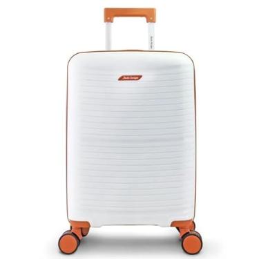 Imagem de Mala de Viagem de Bordo Vintage - Jacki Design (Branco)