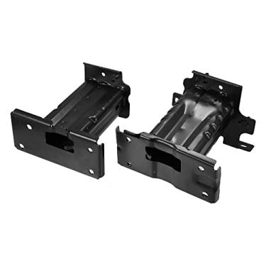 Imagem de X AUTOHAUX 1 par de suporte de para-choque dianteiro esquerdo e direito para Nissan Rogue 2014-2019 para Nissan Rogue Hybrid 2017-2019 622104BA0A 622114BA0A