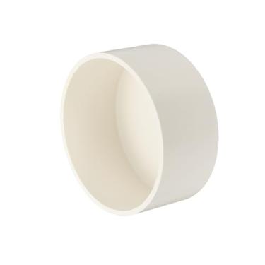 Imagem de PATIKIL Tampas de extremidade de tubo de PVC, 1 pacote com 16 cm de diâmetro para tampa de tubulação de 16 cm de diâmetro, acessórios de soquete para construir móveis faça você mesmo linha de água de