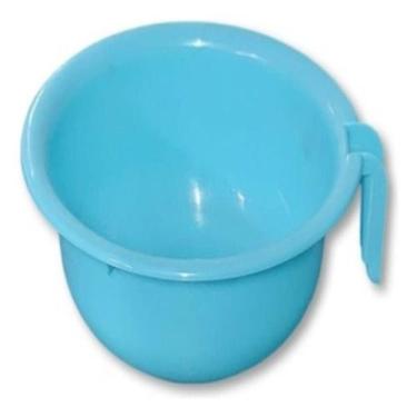 Imagem de Urinol Penico Infantil Idoso Adulto De Plástico Azul 1,3L - Moveis Ute