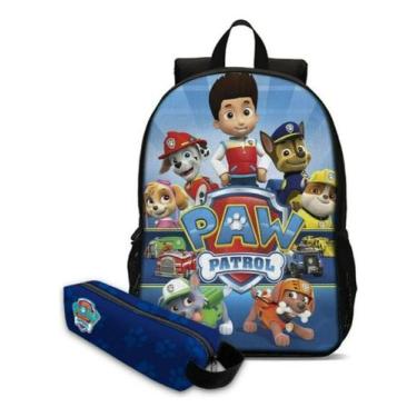 Imagem de Mochila Escolar Com Estojo Infantil Patrulha Canina  - Use Thuco, MSE0