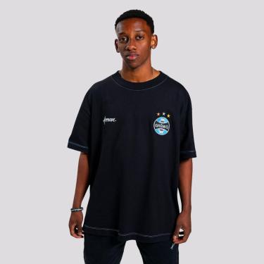 Imagem de Camiseta Approve Huge Grêmio Mosqueteiro Preta-Masculino