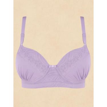 Imagem de Sutiã Plus Size Bojão com Detalhe em Renda Soutien Reforçado - c8 CARO