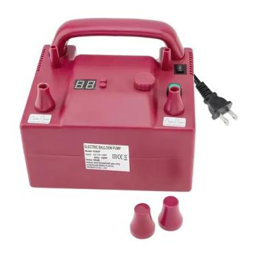 Imagem de Vaveren Bomba de ar elétrica para balões, ajustável, com bico duplo, ideal para festas e chás de bebê.