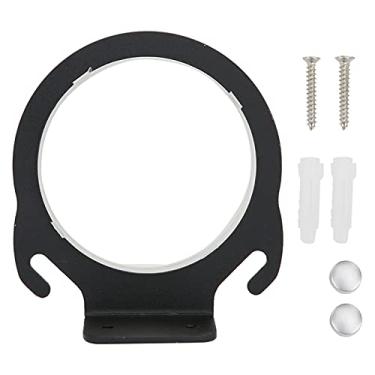 Imagem de Rack de secador de cabelo Espaço de alumínio Organizador de soprador sem furos Acessório de hardware leve para uso doméstico e em hotel Material de liga de alumínio à prova de (Secador de cabelo