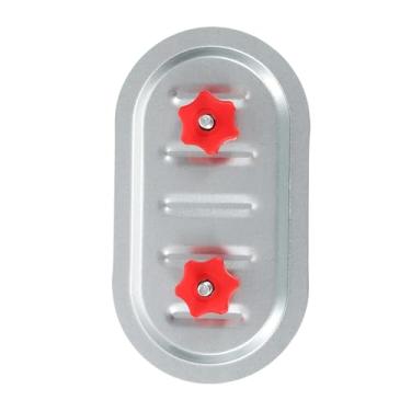 Imagem de PATIKIL Porta de acesso de duto retangular, porta de acesso de manutenção de duto quadrado de 20 cm x 10 cm, tampa de duto de aço galvanizado com botões ajustáveis de junta de borracha para inspeção