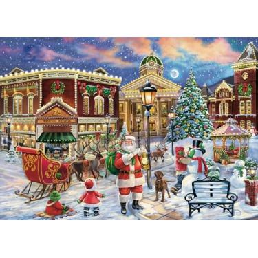 Imagem de Wonder Forge Quebra-cabeça de véspera de Natal de 1000 peças para adultos | Peças exclusivas e perfeitamente ajustadas | Imagens divertidas e vibrantes | Exclusivo da Amazon