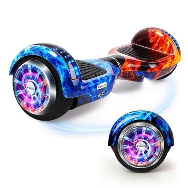 Imagem de Egazza K5 Hoverboard Dança do Gelo e Fogo, Scooter de Equilíbrio 6,5” com Bluetooth e Luzes LED para Crianças e Adolescentes