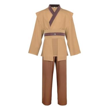 Imagem de TZIISOA Conjunto de túnica masculina adulto cavaleiro fantasia cosplay Halloween (Z3921TBN, M)