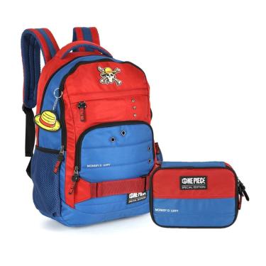 Imagem de Kit Mochila + Estojo One Piece Monkey D. Luffy – Luxcel Special Edition