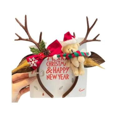 Imagem de Tiara De Natal Com Laço Da Minnie Para Mulheres, Acessório De Cabelo P