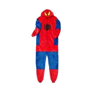 Imagem de Fantasia De Cosplay Do Homem-Aranha Para Adultos, Pijamas Com Capuz, R
