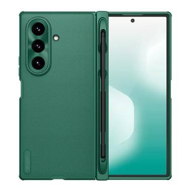 Imagem de LYJSMGZ Capa magnética para Samsung Z Fold 7, com Stylus Full Camera Protection Capa à prova de choque capa fina antiderrapante suporta carregamento sem fio, verde, Z Fold 7