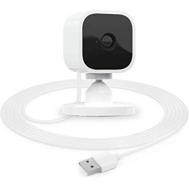 Imagem de HOLACA Cabo USB de extensão de energia de 6 m para Blink Mini, cabo de carregador com cabo de extensão de câmera de conexão interna Blink Mini (Blink Mini não está incluído)